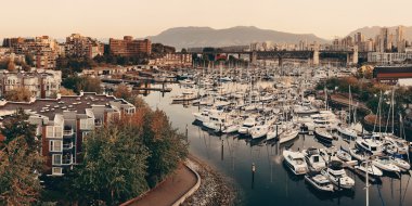 Vancouver liman görünüm 