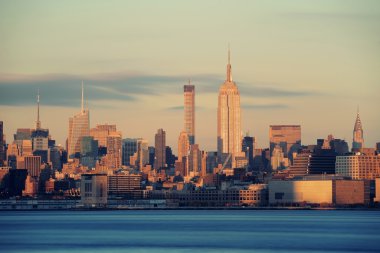 New York şehrinin silüeti