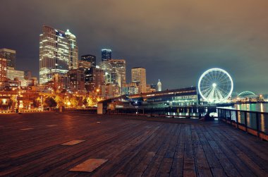 Seattle su manzaralı