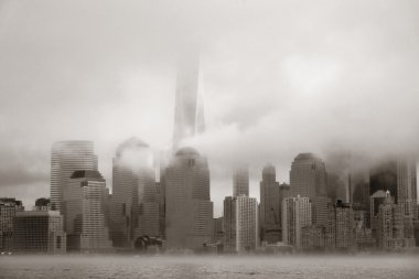 New York'un şehir sis