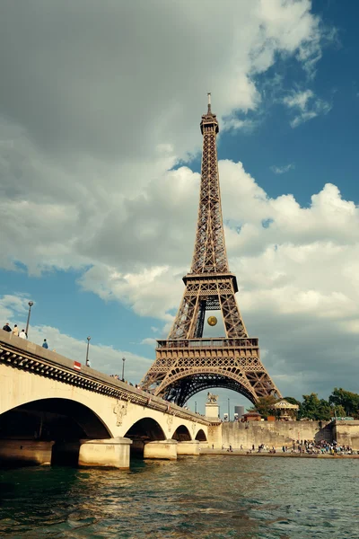 Uitzicht op de Seine rivier — Stockfoto