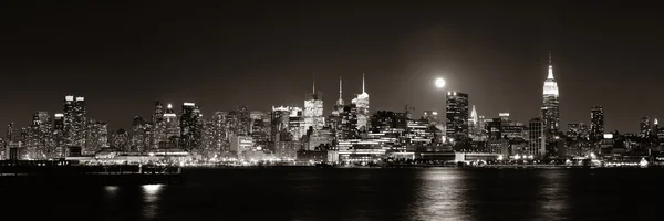 Luna de salida de Manhattan — Foto de Stock