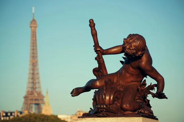 Alexandre III bridge view — Stock Photo, Image