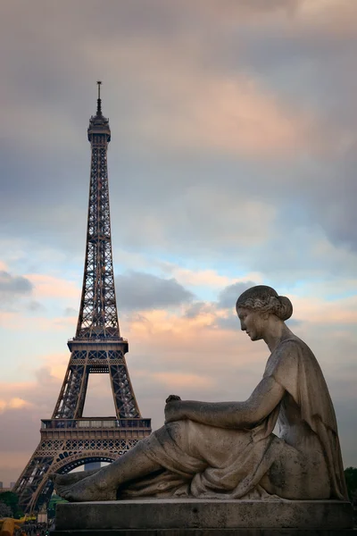 Vista da torre eiffel — Fotografia de Stock