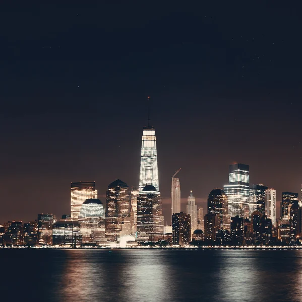 Skyline del centro di New York — Foto Stock