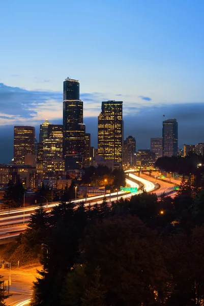 Seattle vista da cidade — Fotografia de Stock