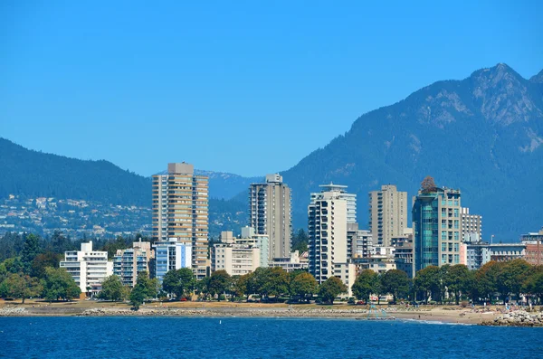 Vancouver vista centro da cidade — Fotografia de Stock