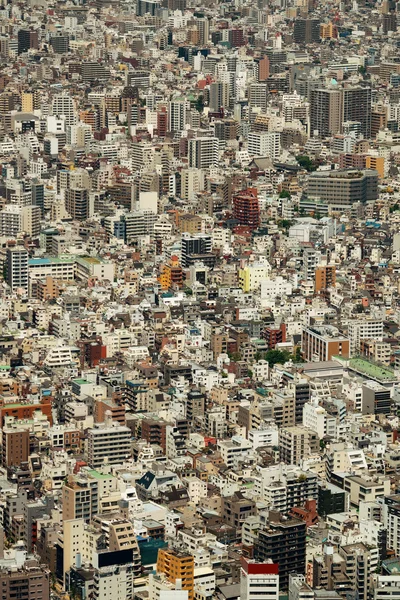 Tóquio vista para o telhado urbano — Fotografia de Stock