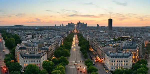 Vista para o telhado de Paris — Fotografia de Stock