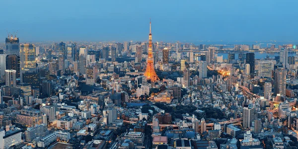 Видом на горизонт Токіо — стокове фото