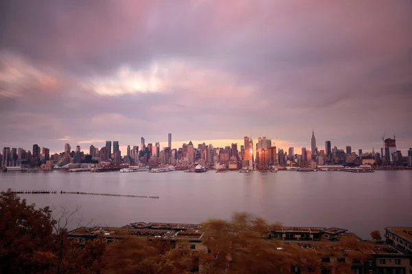Manhattan midtown skyline — Fotografia de Stock