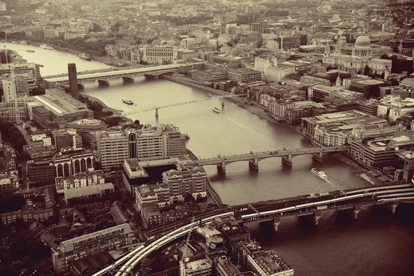 Londra havadan görünümü — Stok fotoğraf