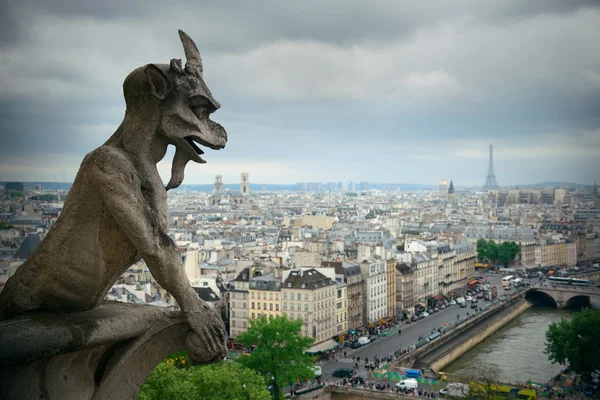 파리 옥상 보기 — 스톡 사진