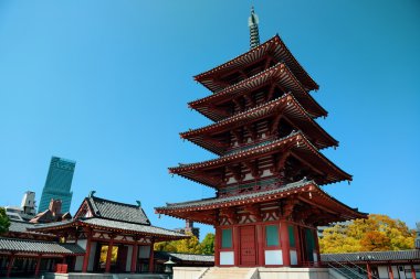 Shitennoji Tapınağı görünümü