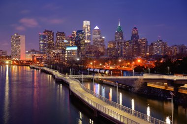Philadelphia manzarası görünümü