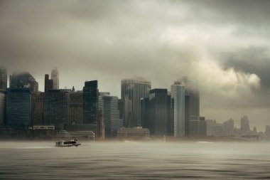 New York'un şehir sis