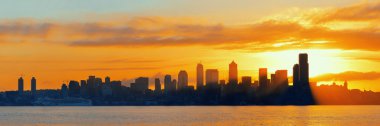 Seattle gündoğumu görünümü
