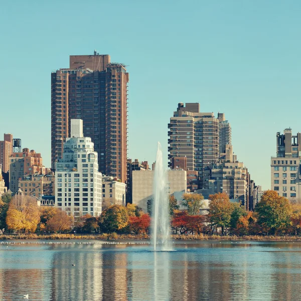 Central Park'a sonbahar — Stok fotoğraf