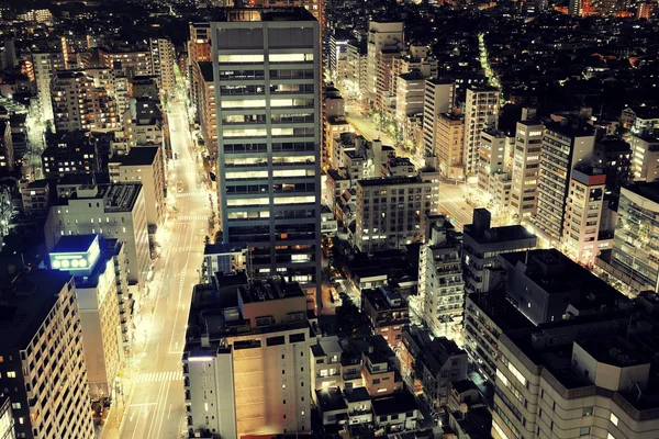 Tóquio vista noturna — Fotografia de Stock