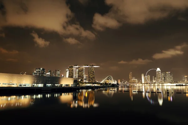 Zobacz panoramę Singapuru — Zdjęcie stockowe