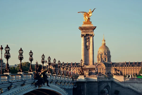 Alexandre Iii Brücke anzeigen — Stockfoto