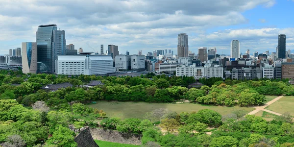 Osaka rooftop view — Stock Photo, Image