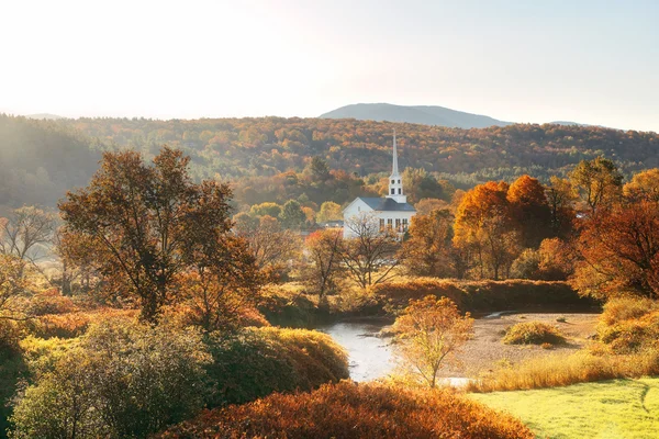 Stowe ráno na podzim — Stock fotografie