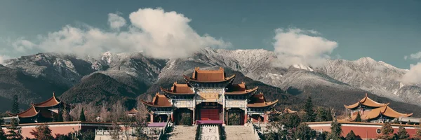 Klasztor Chongsheng widok — Zdjęcie stockowe