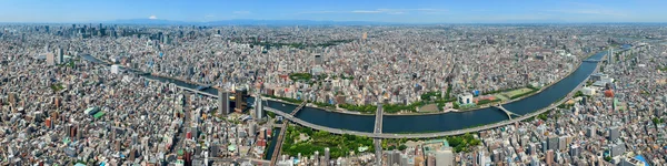 Tokyo urban skyline rooftop — Stock Photo, Image