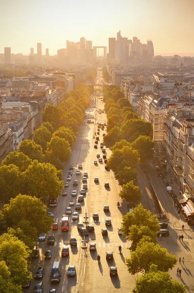 Blick auf die Dachterrasse von Paris — Stockfoto
