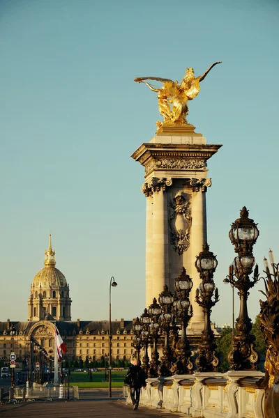 Alexandre Iii brug weergave — Stockfoto