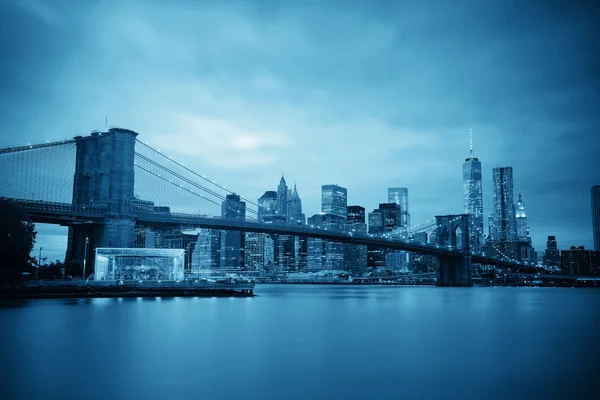 Вид на центр Манхэттена — стоковое фото