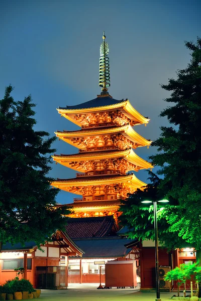 Tokyo tempel weergave — Stockfoto