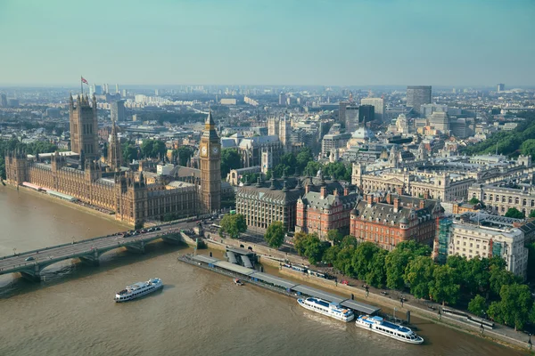 Westminster Londynie na dachu widok — Zdjęcie stockowe