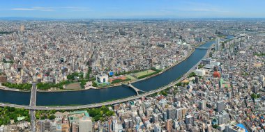 Tokyo siluetinin görünümü