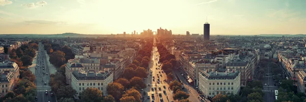巴黎屋顶视图 — 图库照片
