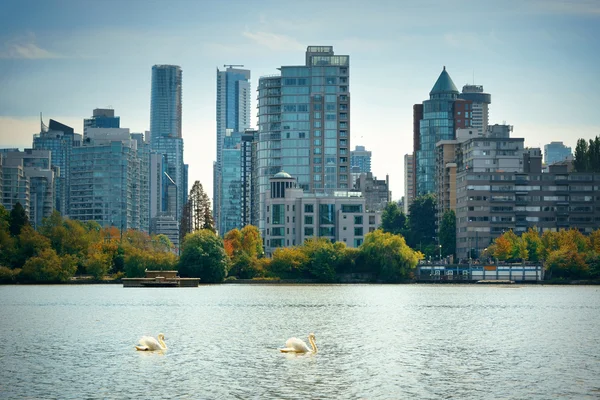 Skyline cidade de vancouver — Fotografia de Stock