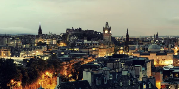 Edinburgh gece görünümü — Stok fotoğraf