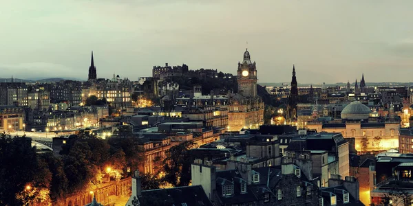 Edimburgo vista nocturna —  Fotos de Stock