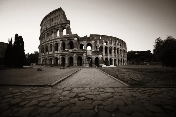 Coliseu Roma monocromático — Fotografia de Stock