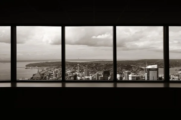 Seattle rooftop panorama — Stock Photo, Image