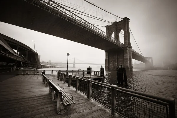 Brooklyn vista ponte — Fotografia de Stock