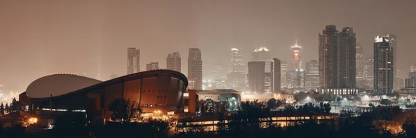 Calgary Stadtbild in alberta — Stockfoto