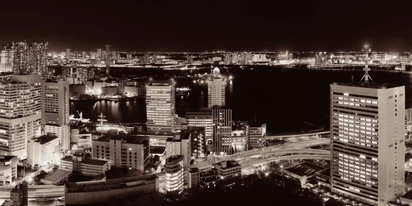 Tokyo nacht weergave — Stockfoto