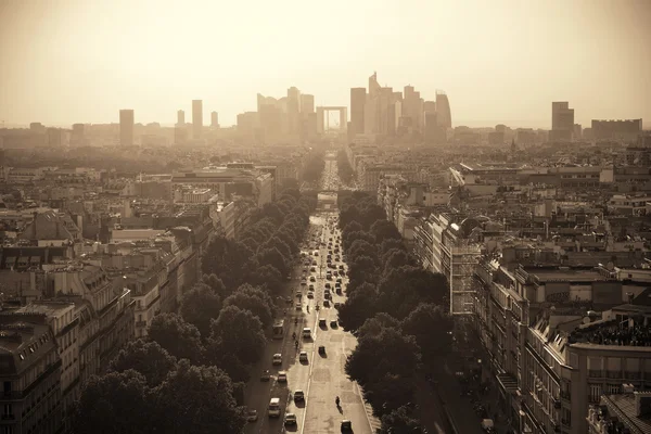 Vista de la azotea de París — Foto de Stock