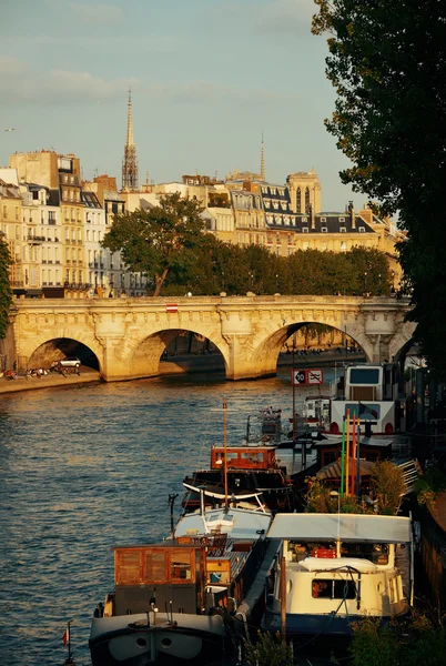 River Seine megtekintése — Stock Fotó