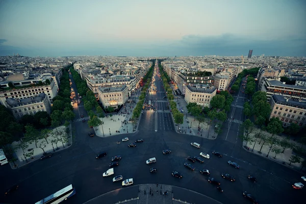 Parigi vista sul tetto — Foto Stock