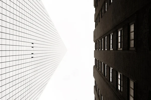 Wolkenkratzer in der Innenstadt von Manhattan — Stockfoto