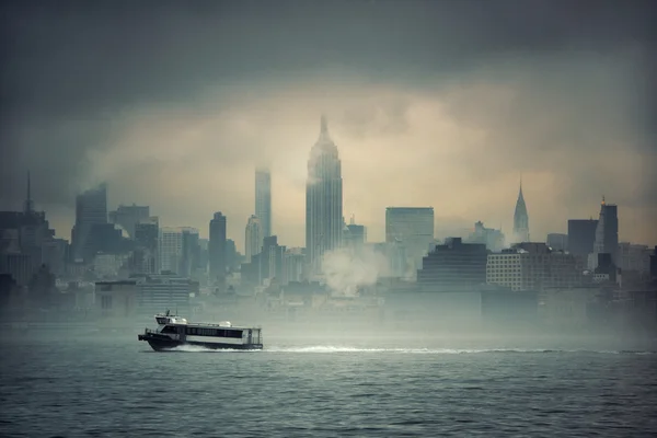 Niebla de Nueva York — Foto de Stock