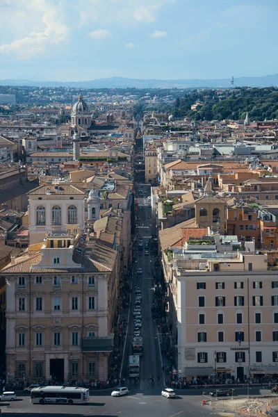 Római utca-tetőtéri — Stock Fotó
